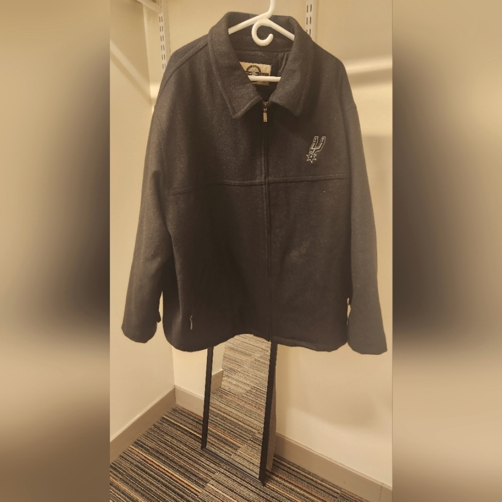 San Antonio Spurs NBA executive Wool coat